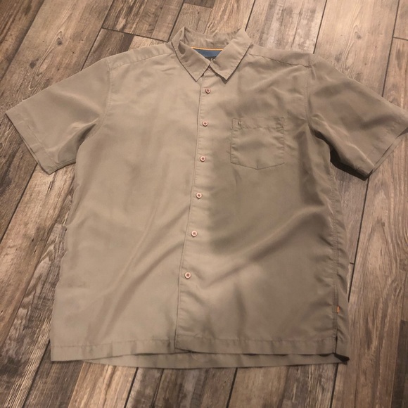 Men’s QuickSilver Button Down Sz L - Picture 1 of 6